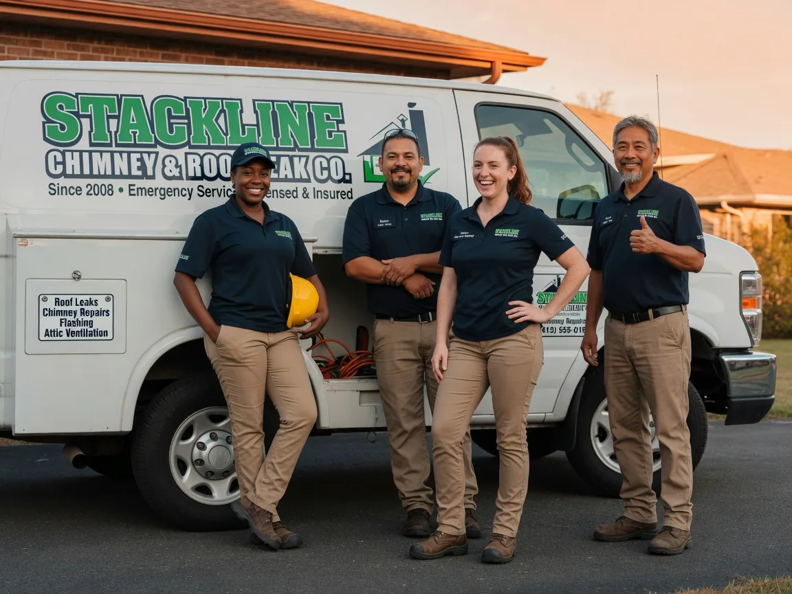 Chimney flashing repair company in New London, MO